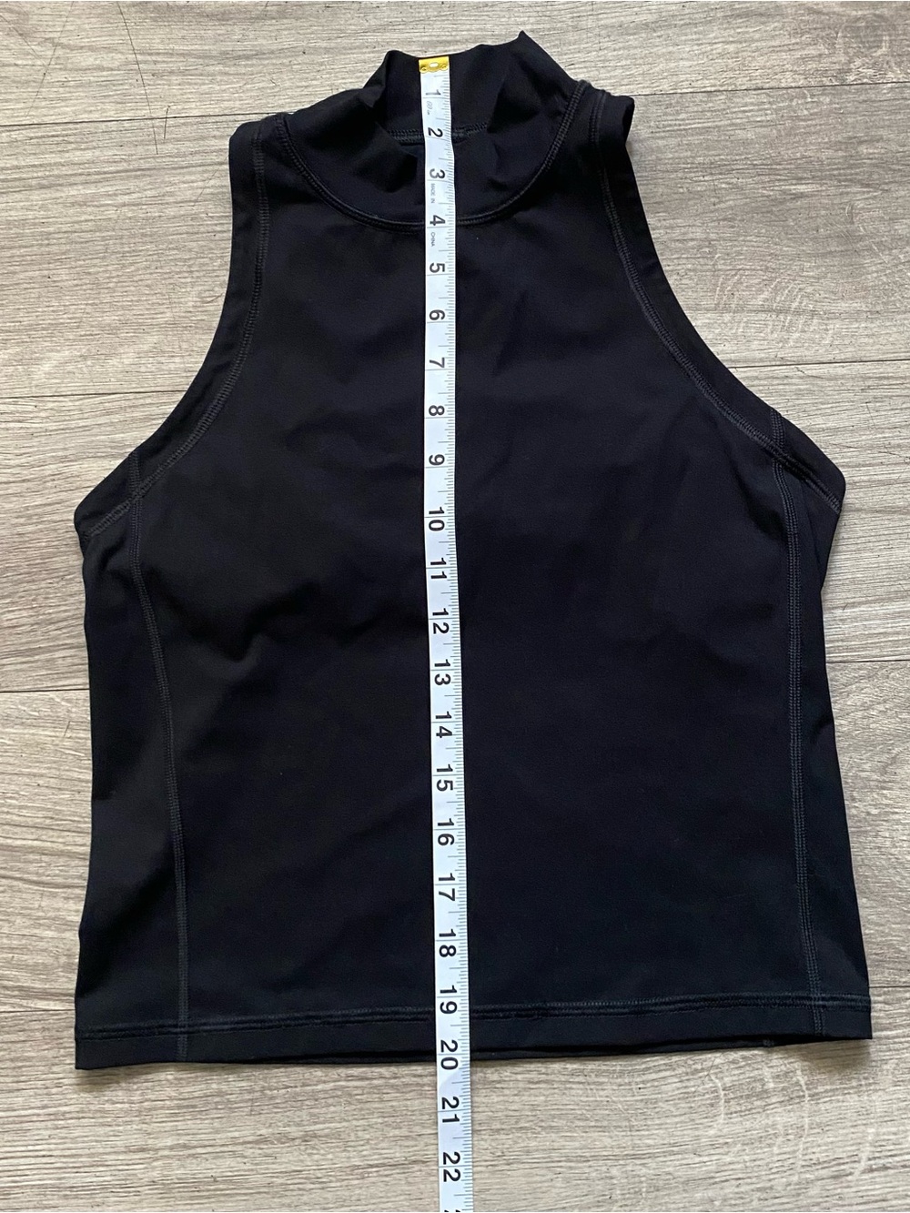 Everlane Black Sleeveless High-Neck Tank-Built in Bra - Picture 4 of 6